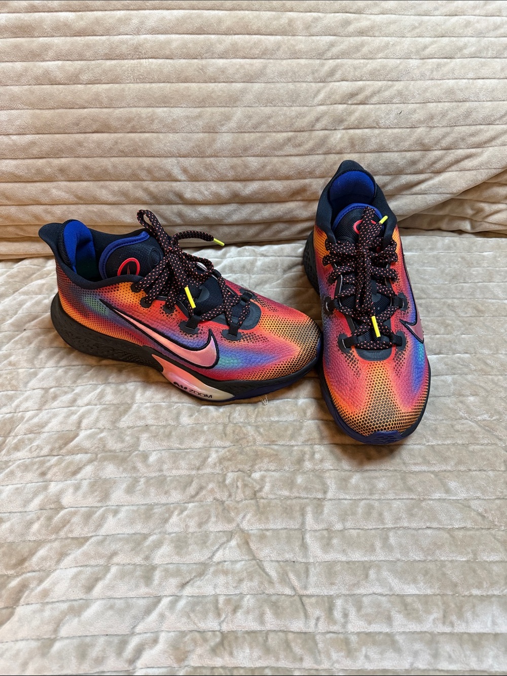 Nike Kids Multicolor Gradient Sneakers with Black Soles
